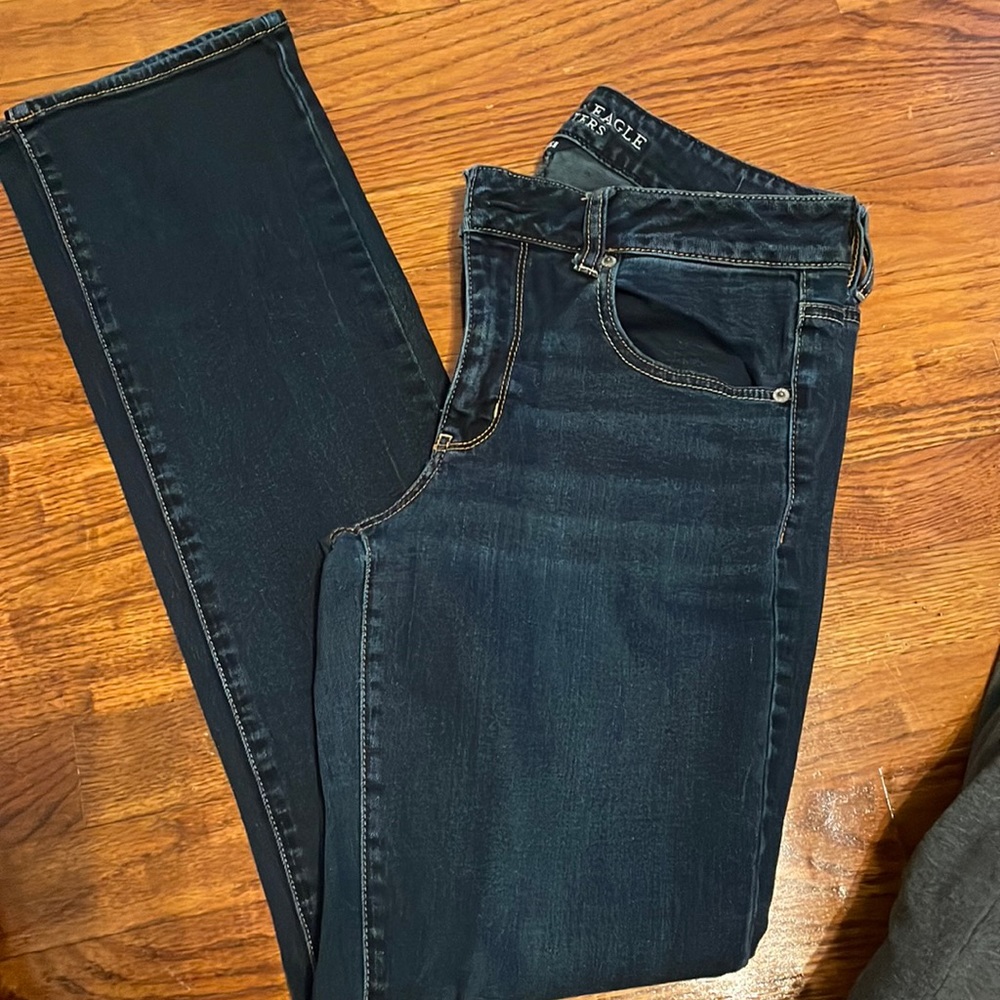 American eagle stretch size 12 extra long straight